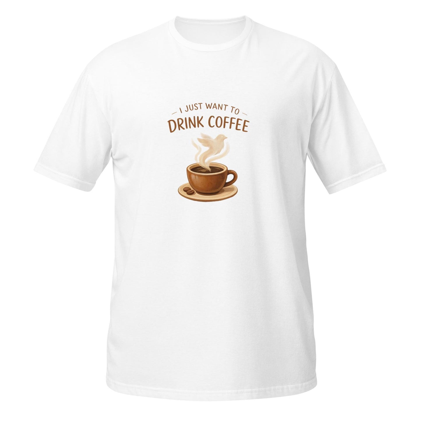 Coffee Bird Watching Shirt, Bird Lover Tee, Cozy Morning Drink