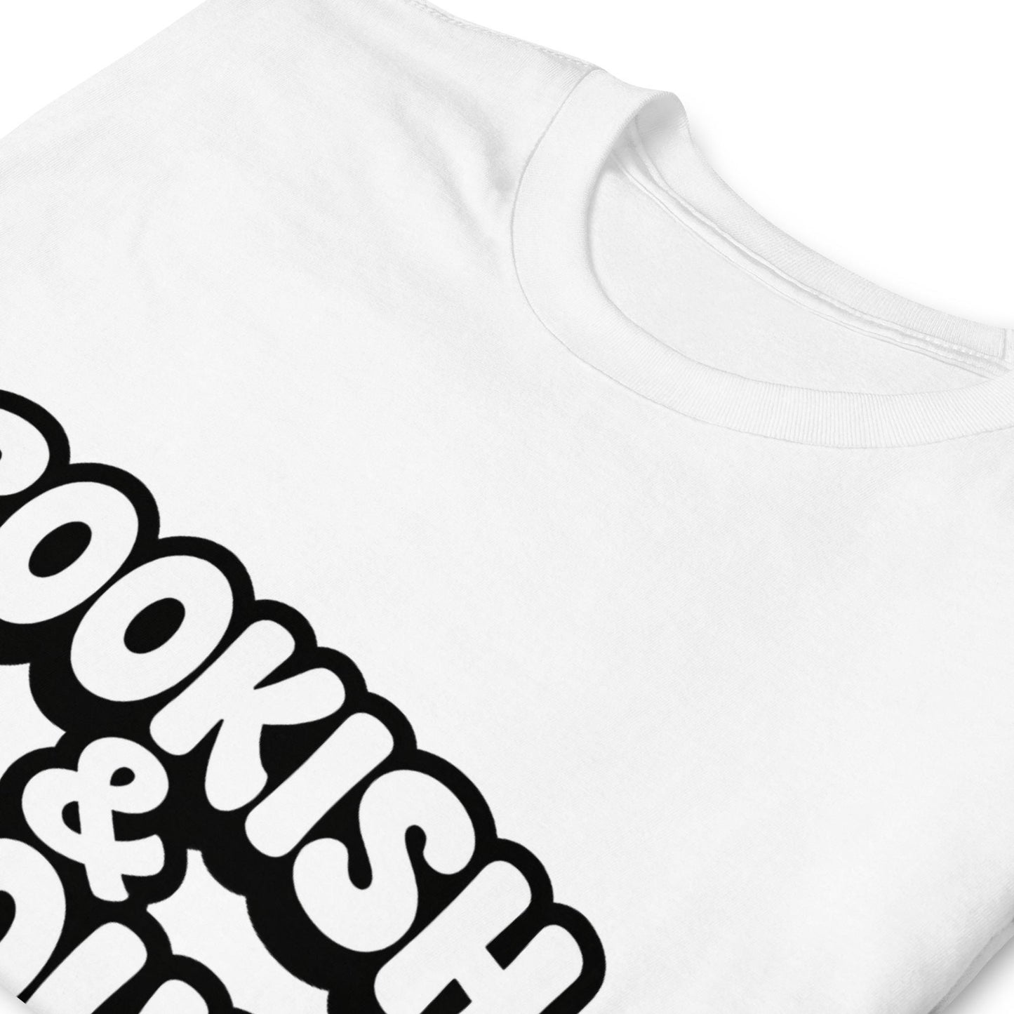 Bookish Proud T-Shirt, Bold Bubble Font Book Lover Tee, Reading Enthusiast Shirt