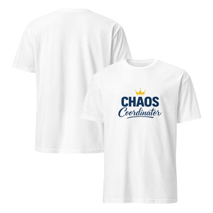 Chaos Coordinator T-Shirt Design - Funny Mom Life Shirt - Elegant Crown Typography - Mother's Day Gift