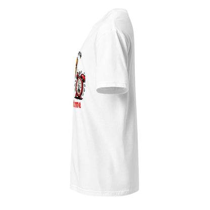 Angry Cat vs Alarm Clock T-Shirt, Humorous Monday Office Humor Tee