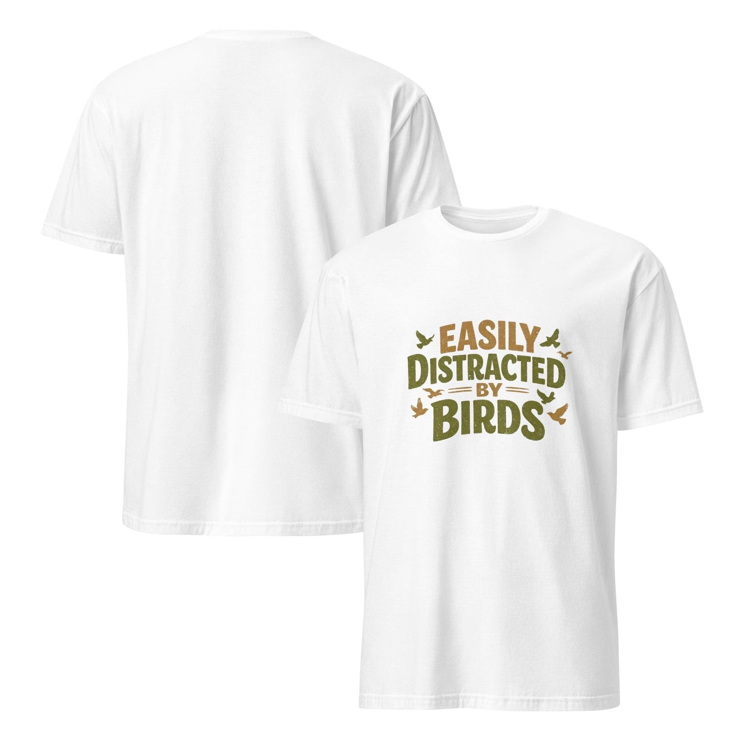 Retro Bird Watching T-Shirt, Groovy Nature Lover Tee, Birding Gift, Bird Silhouettes Shirt