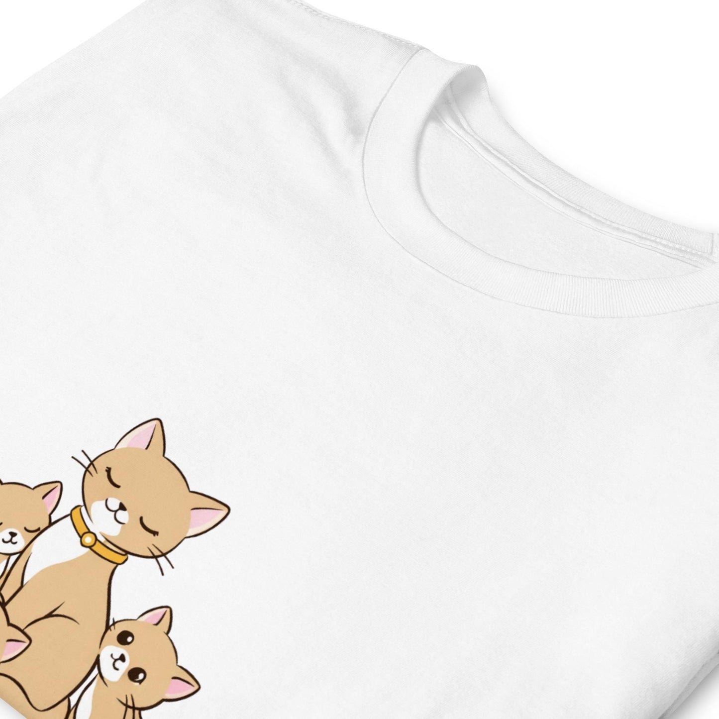 Original Girl Boss T-Shirt – Mother Cat Kittens Illustration, Gift for Cat Moms